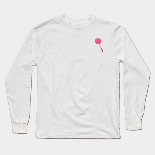 Cherry Lollipop Long Sleeve T-Shirt by Miitee